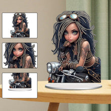 Load image into Gallery viewer, Acrylic Little Girl Diamond Painting Tabletop Ornament Kit for Home Office Decor