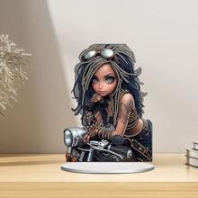 Load image into Gallery viewer, Acrylic Little Girl Diamond Painting Tabletop Ornament Kit for Home Office Decor