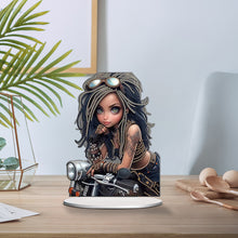 Load image into Gallery viewer, Acrylic Little Girl Diamond Painting Tabletop Ornament Kit for Home Office Decor