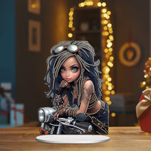 Load image into Gallery viewer, Acrylic Little Girl Diamond Painting Tabletop Ornament Kit for Home Office Decor