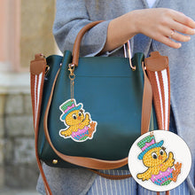 Load image into Gallery viewer, 8PCS Double Sided Diamond Painting Keychain for Beginners (Cartoon Rabbit Duck)