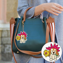 Load image into Gallery viewer, 8/15PCS Animals Double Sided Diamond Painting Art Keychain Pendant for Beginners