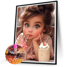 Load image into Gallery viewer, Diamond Painting - Full Square - cute girl (30*40CM)