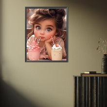 Load image into Gallery viewer, Diamond Painting - Full Square - cute girl (30*40CM)