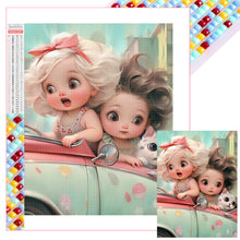 Load image into Gallery viewer, Diamond Painting - Full Square - cute girl (30*40CM)