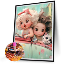 Load image into Gallery viewer, Diamond Painting - Full Square - cute girl (30*40CM)