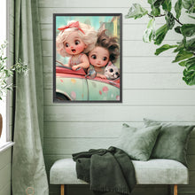 Load image into Gallery viewer, Diamond Painting - Full Square - cute girl (30*40CM)
