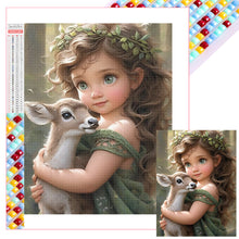 Load image into Gallery viewer, Diamond Painting - Full Square - cute girl (30*40CM)