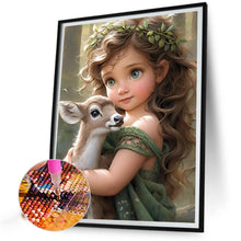 Load image into Gallery viewer, Diamond Painting - Full Square - cute girl (30*40CM)