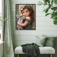 Load image into Gallery viewer, Diamond Painting - Full Square - cute girl (30*40CM)