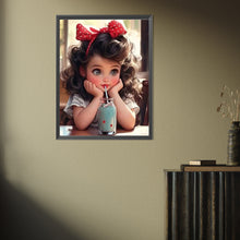 Load image into Gallery viewer, Diamond Painting - Full Square - cute girl (30*40CM)