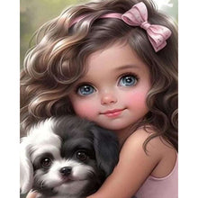 Load image into Gallery viewer, Diamond Painting - Full Square - little girl (40*50CM)