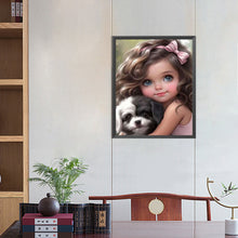 Load image into Gallery viewer, Diamond Painting - Full Square - little girl (40*50CM)