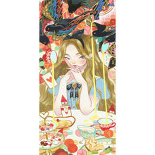 Load image into Gallery viewer, Diamond Painting - Full Round - girl alice (30*70CM)