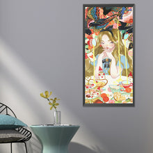 Load image into Gallery viewer, Diamond Painting - Full Round - girl alice (30*70CM)