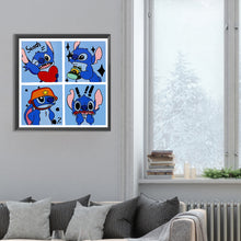 Load image into Gallery viewer, Diamond Painting - Full Round - Stitch four-frame comics (30*30CM)