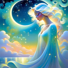 Load image into Gallery viewer, Diamond Painting - Full Round - goddess of stars and moon (30*30CM)