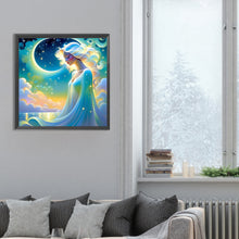 Load image into Gallery viewer, Diamond Painting - Full Round - goddess of stars and moon (30*30CM)