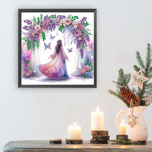 Load image into Gallery viewer, Diamond Painting - Partial Special Shaped - flower girl (30*30CM)
