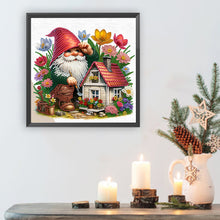 Load image into Gallery viewer, Diamond Painting - Partial Special Shaped - Easter Garden Gnome (30*30CM)