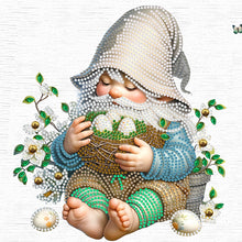 Load image into Gallery viewer, Diamond Painting - Partial Special Shaped - Easter Garden Gnome (30*30CM)