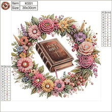 Load image into Gallery viewer, Diamond Painting - Partial Special Shaped - biblical wreath (30*30CM)