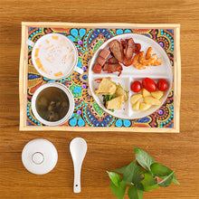 Load image into Gallery viewer, Diamond Painting Dinning Table Tray with Handle for Serving Food (Mandala)