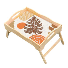 Load image into Gallery viewer, Diamond Painting Dinning Table Tray with Handle for Serving Food (Abstract Leaf)