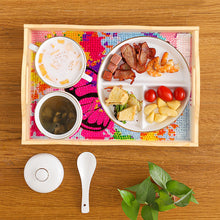 Load image into Gallery viewer, Diamond Painting Dinning Table Tray with Handle for Serving Food (Butterfly)
