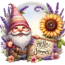 Load image into Gallery viewer, Diamond Painting - Full Round - Flower Gnome (30*30CM)