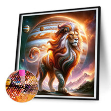 Load image into Gallery viewer, Diamond Painting - Full Round - cosmic starry sky lion (30*30CM)