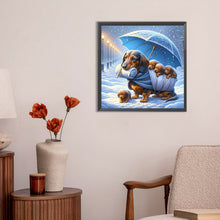Load image into Gallery viewer, Diamond Painting - Full Round - snow dog (30*30CM)