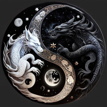 Load image into Gallery viewer, Diamond Painting - Full Round - Tai Chi Yin Yang Feilong (30*30CM)