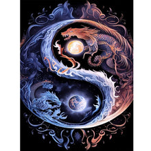 Load image into Gallery viewer, Diamond Painting - Full Round - Tai Chi Yin Yang Dragon (30*40CM)