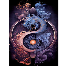 Load image into Gallery viewer, Diamond Painting - Full Round - Tai Chi Yin Yang Dragon (30*40CM)