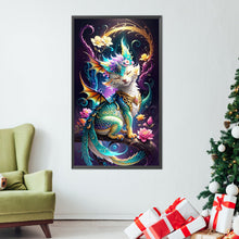 Load image into Gallery viewer, AB Diamond Painting - Full Round - Flower mythical beast (40*70CM)