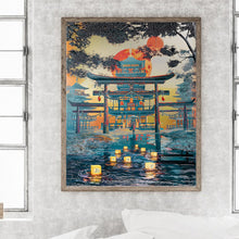 Load image into Gallery viewer, Diamond Painting - Full Round - ancient gate (40*50CM)