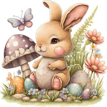 Load image into Gallery viewer, Diamond Painting - Full Round - bunny (30*30CM)