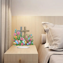 Load image into Gallery viewer, Cross Easter Egg Diamond Painting Tabletop Ornament Kit for Home Office Decor