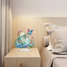 Load image into Gallery viewer, Acrylic Easter Egg Diamond Painting Tabletop Ornament Kit for Home Office Decor