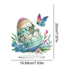 Load image into Gallery viewer, Acrylic Easter Egg Diamond Painting Tabletop Ornament Kit for Home Office Decor