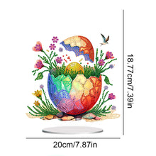 Load image into Gallery viewer, Acrylic Easter Egg Diamond Painting Tabletop Ornament Kit for Home Office Decor