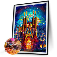 Load image into Gallery viewer, AB Diamond Painting - Full Round - stained castle glass art (40*55CM)