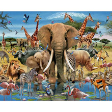 Load image into Gallery viewer, Diamond Painting - Full Square - tropical animals (50*40CM)