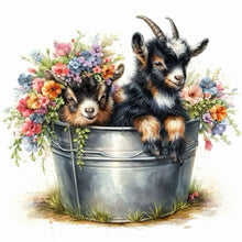 Load image into Gallery viewer, Diamond Painting - Full Round - Iron Bucket Lamb (30*30CM)