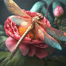 Load image into Gallery viewer, Diamond Painting - Full Round - dragonfly (30*30CM)