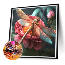Load image into Gallery viewer, Diamond Painting - Full Round - dragonfly (30*30CM)