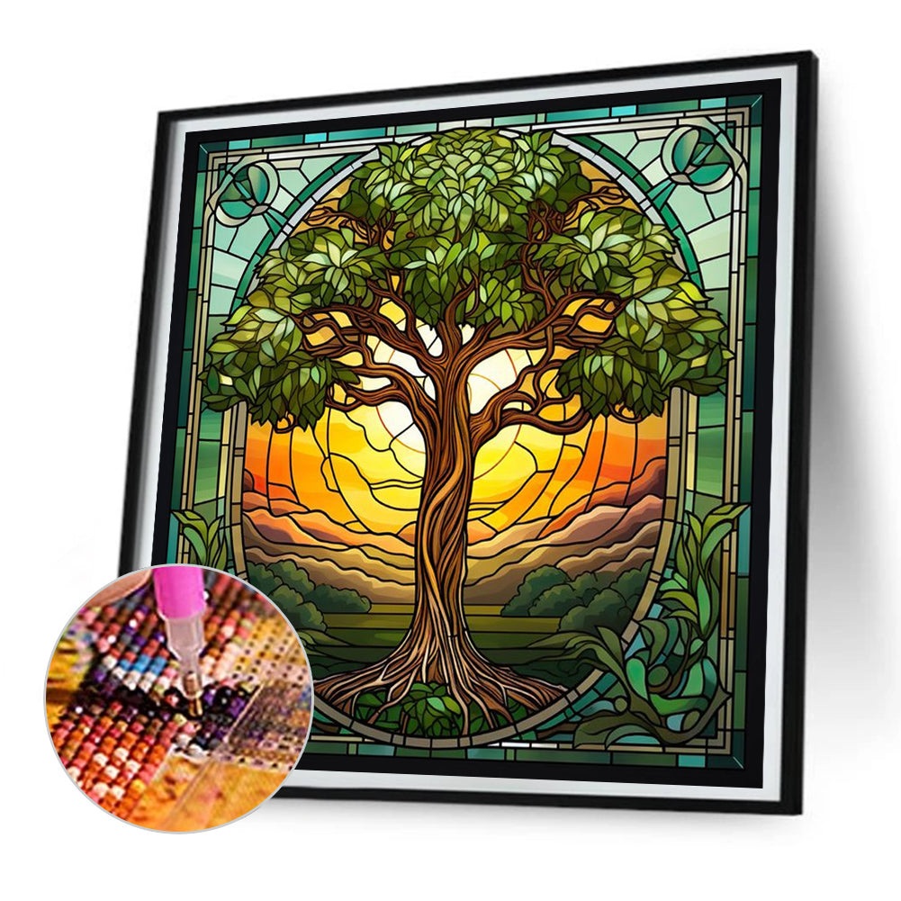 Diamond Painting - Full Square - life Tree (30*30CM)