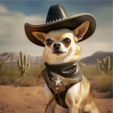 Load image into Gallery viewer, Diamond Painting - Full Round - Desert Cool Cowboy Puppy (30*30CM)
