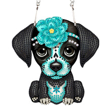 Load image into Gallery viewer, Acrylic Dog Single-Sided Diamond Painting Hanging Pendant for Home Wall Decor